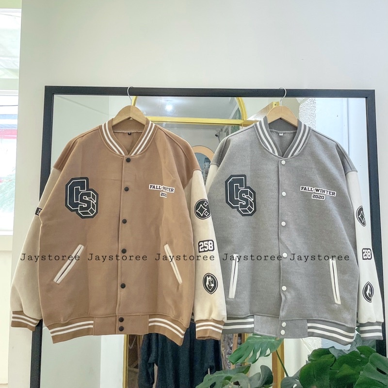 Áo Khoác BOMBER CS Tay Dài Form Rộng Ulzzang ❤️/Nam nữ unisex/FREESHIP ❤️ Jaystoree