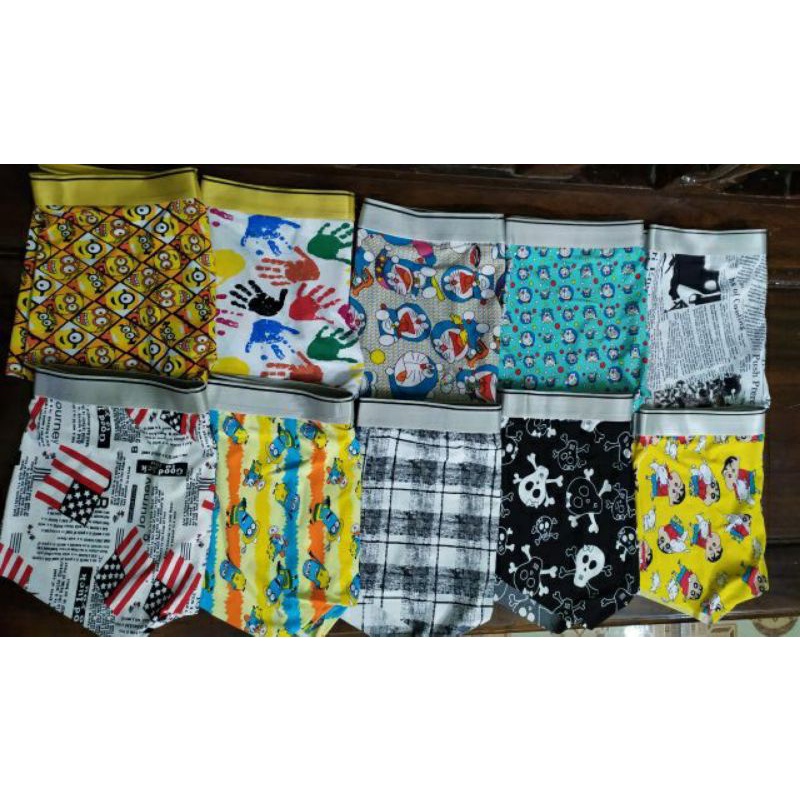 Set 3 boxer thun lạnh hoạt hình hoạ tiết 3D cực mềm mát, mặc là nghiện!