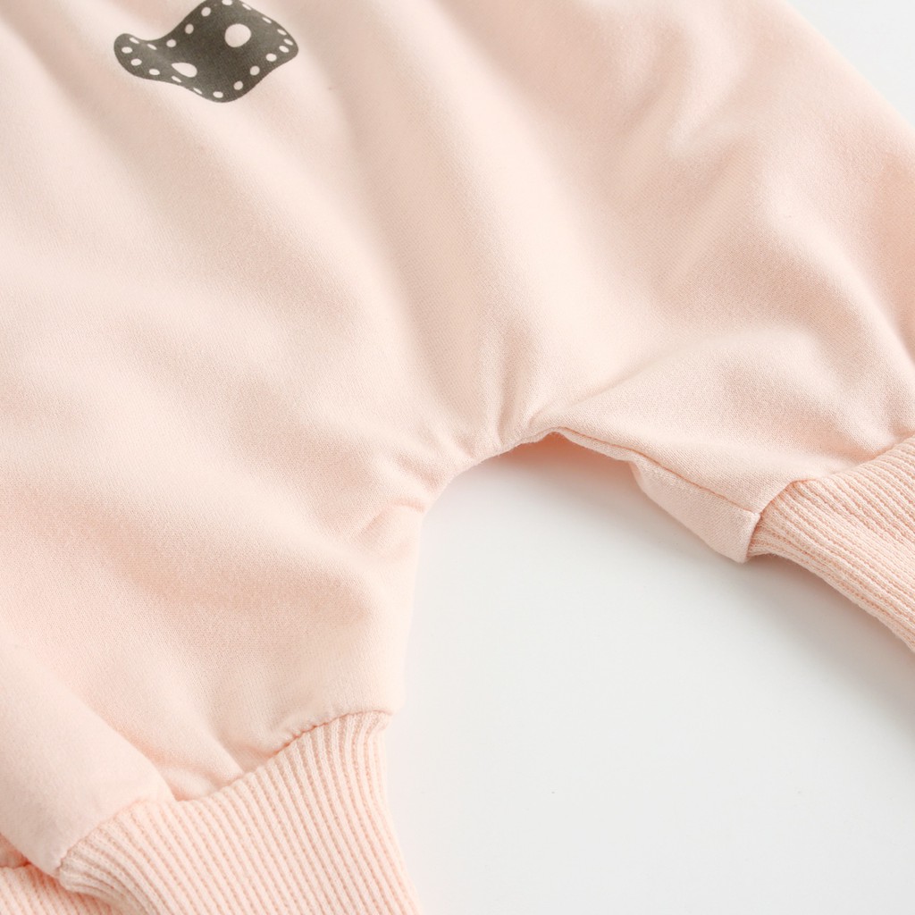 Set Trang Phục Sanlutoz Dài Tay Thời Trang Mùa Thu Họa Tiết Động Vật Cho Bé