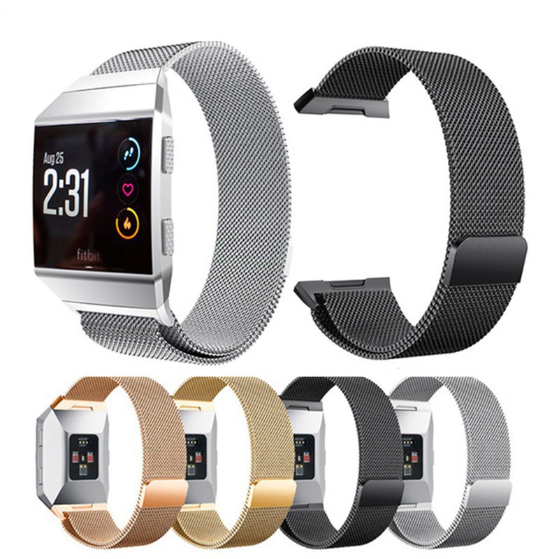 Dây đeo inox Milanese cho đồng hồ thông minh Fitbit Ionic