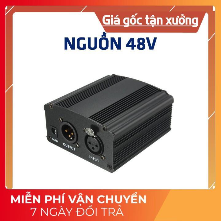 [CHẤT LƯỢNG CAO] Nguồn Phantom 48V Cho Micro Thu Âm Condenser, giành cho mua kèm micro CONDENSER