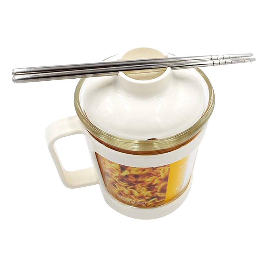 Ly Úp Mỳ Nấu Mỳ Thủy Tinh Chịu Nhiệt Lock&Lock Easy Cook Ramen Cup LLG480