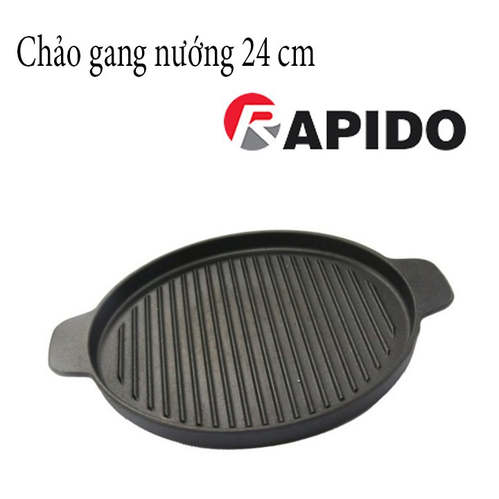 Bếp nướng điện Chảo nướng tròn Rapido đáy từ 24-26cm