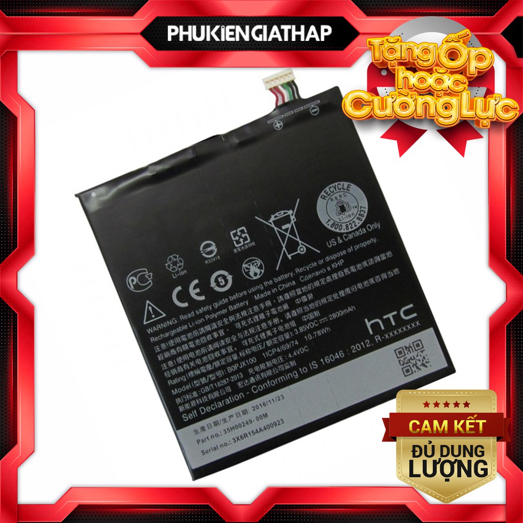 Pin zin cho HTC One E9, E9 Plus (BOPJX100) - 2800mAh