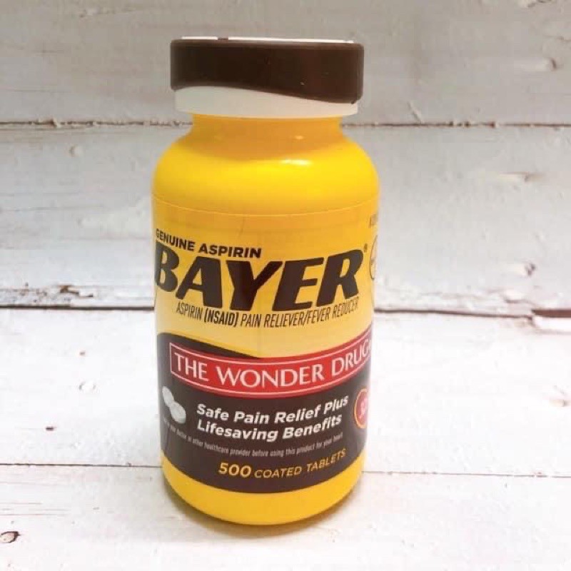 Hộp đựng Bayer Aspirin 500 viên