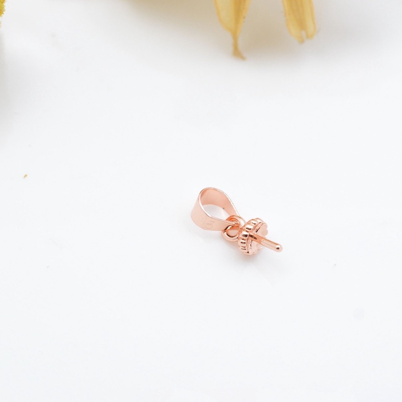 [G2B] Phụ kiện trang sức (DIY) - Gói 2 cái Kim trống treo hạt làm mặt dây chuyền mặt chuỗi