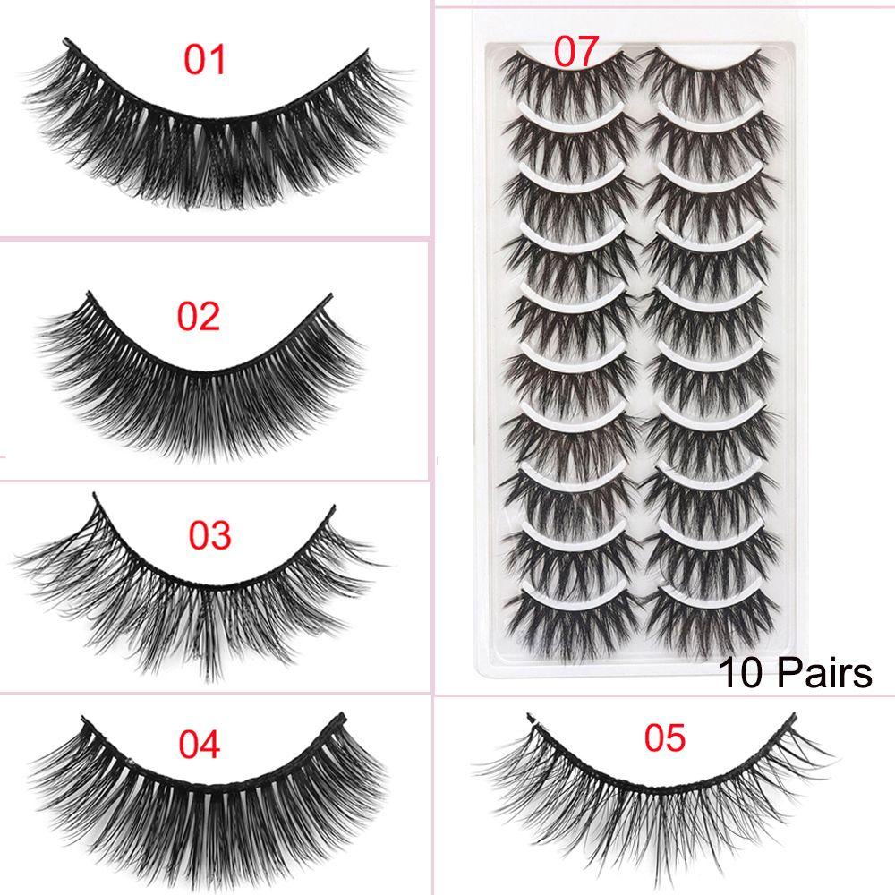 Set 10 Cặp Lông Mi Giả SUSANS SKONHED Thời Trang Dành Cho Nữ