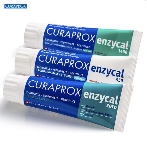 Kem đánh răng Curaprox Enzycal 1450 ngừa sâu răng 75ml