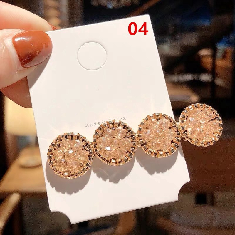 Kẹp tóc đính đá phong cách Hàn Quốc đáng yêu thời trang