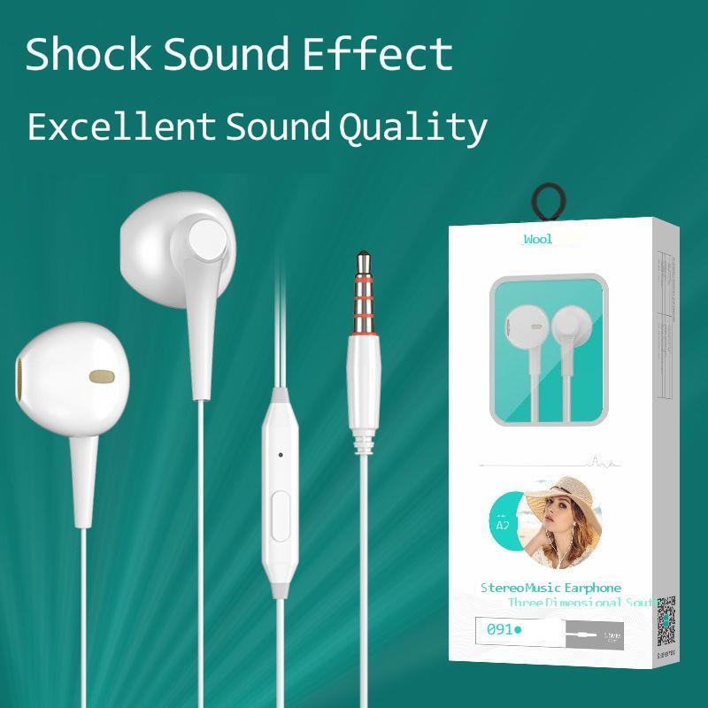 Tai Nghe Thể Thao Nhét Tai Có Dây 3.5mm Cho Điện Thoại/Máy Tính