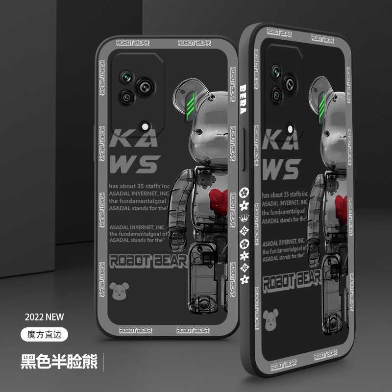 Ốp Điện Thoại Silicon Dẻo Chống Sốc In Hình Gấu Đen Hoạt Hình Cho Black Shark 5 5pro 5rs