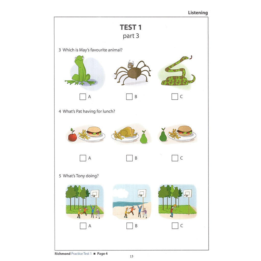 Sách Richmond Practice Tests Starters - First News - FIN