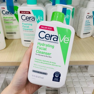 [Chọn size] Sữa rửa mặt Cerave Hydrating Facial Cleanser