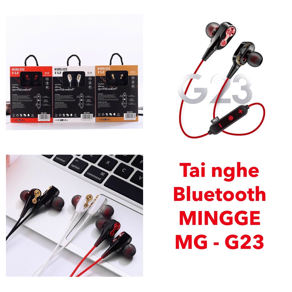 Tai nghe Bluetooth thể thao Mingge MG-G23