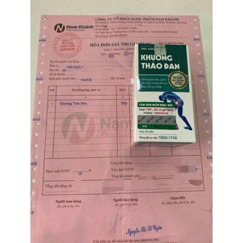 Viên uống Khương Thảo Đan ⚡ CAM KẾT CHÍNH HÃNG ⚡ Viên uống hỗ trợ thoái hóa khớp, làm trơn và phục hồi