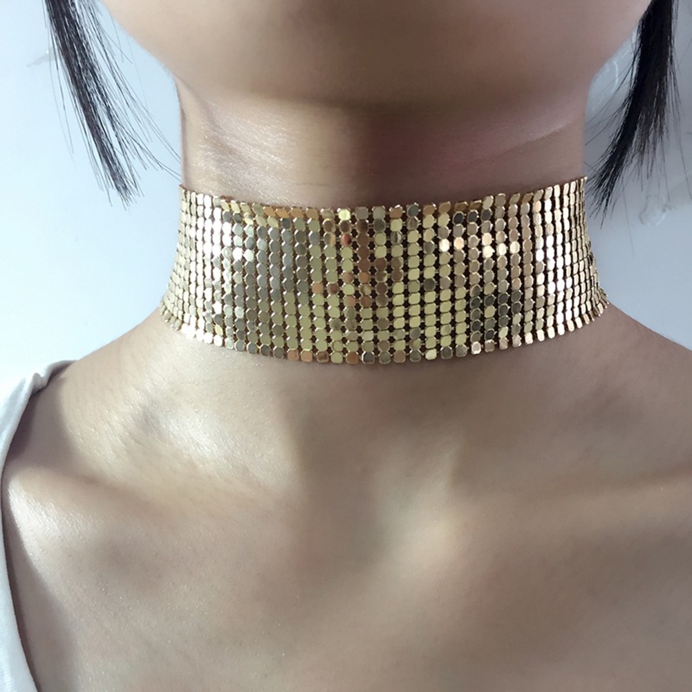 Vòng Cổ Choker Kim Sa Thời Trang Cá Tính Cho Nữ