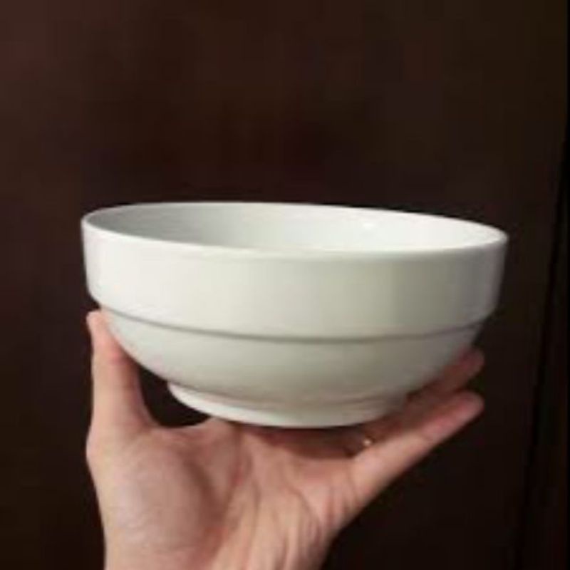 Tô sứ trắng ngấn 6 .15 cm