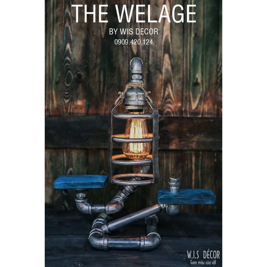 Đèn Decor - Đèn Ống Nước Trang Trí Bóng Sợi Đốt Edison - The Welage