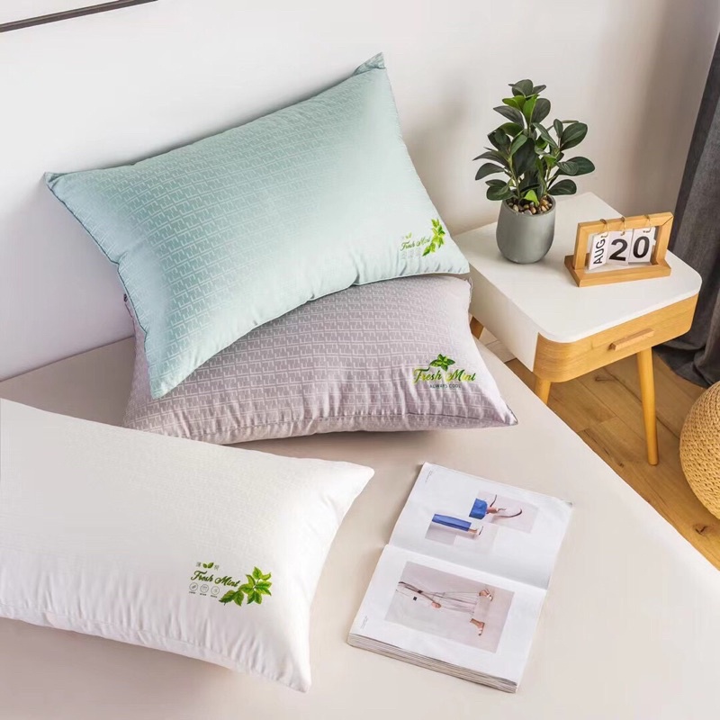 Gối bạc hà cao cấp size 50*70cm(1 cặp)