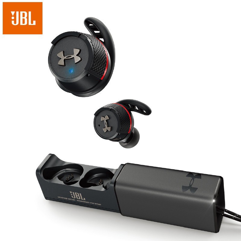 Đánh giá đèn flash JBL UA Tai nghe Bluetooth chống nước không dây có hộp sạc. Tai nghe Bluetooth Tai nghe Bluetooth.