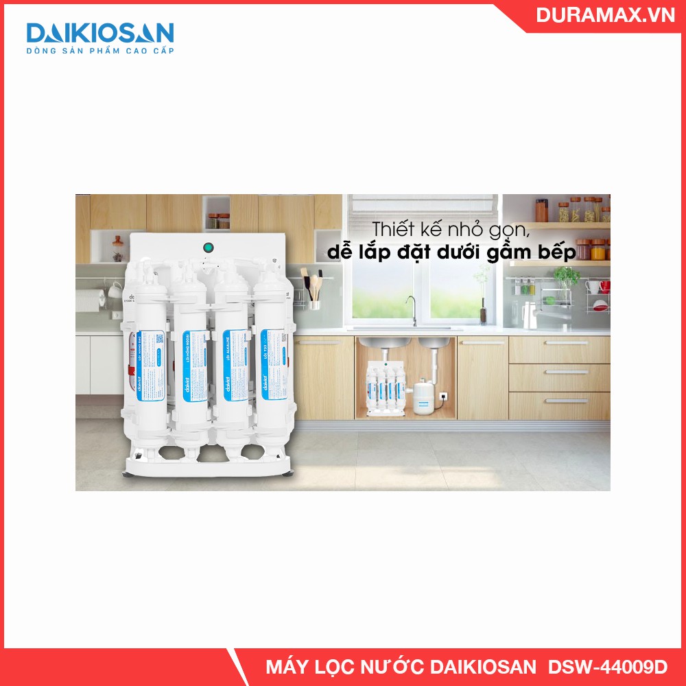 [CHÍNH HÃNG] Máy lọc nước Daikiosan đặt gầm DSW-44009D 9 cấp