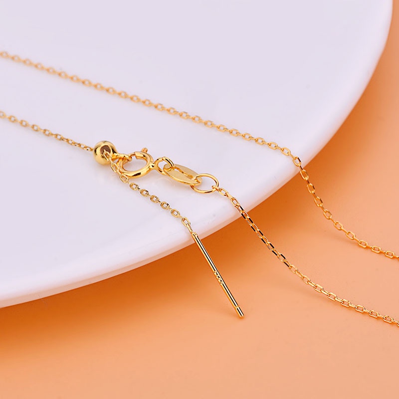 █diy゜ S925 Bạc●Dây Chuyền Bạc 925 Silicone Đính Hạt Hình Thánh Giá Có Thể Điều Chỉnh Dành Cho Nữ