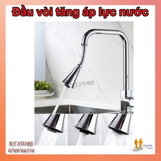 Đầu vòi rửa bát TĂNG ÁP LỰC (đầu LOA, phễu TO giúp nước mạnh hơn)