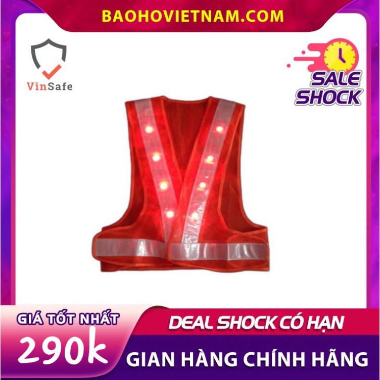 Áo phản quang chữ A có đèn LED – Malaysia