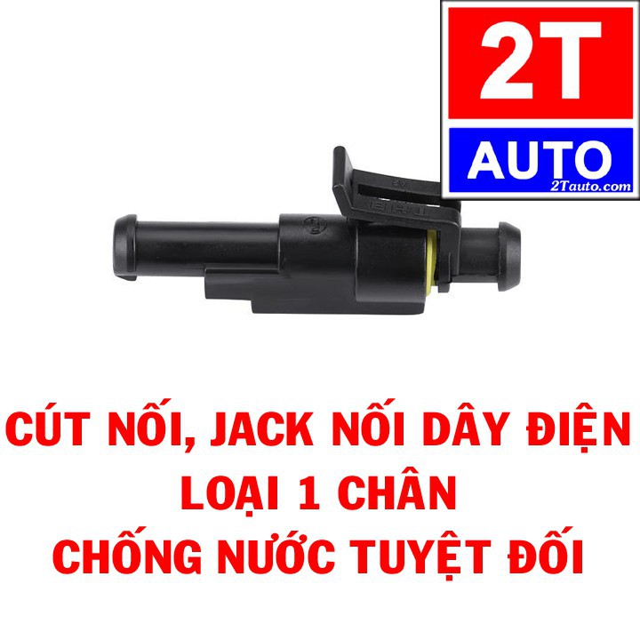 Đầu cút jack giắc nối dây điện 1 chân chống nước dùng cho xe máy xe hơi ô tô:   SKU:353 | BigBuy360 - bigbuy360.vn