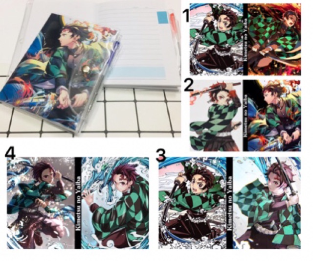 Sổ viết kamado tanjirou kimetsu no Yaiba 10x15cm