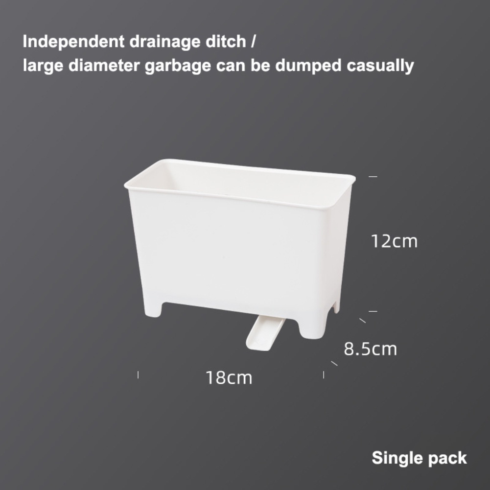 Hộp Đựng Rác Có Ngăn Lọc Khô Ướt Tiện Dụng Cho Nhà Bếp