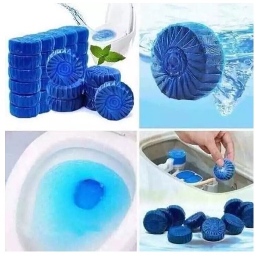 Viên Tẩy Bồn Cầu Làm Sạch Vệ Sinh Toilet - Giá 1 Viên