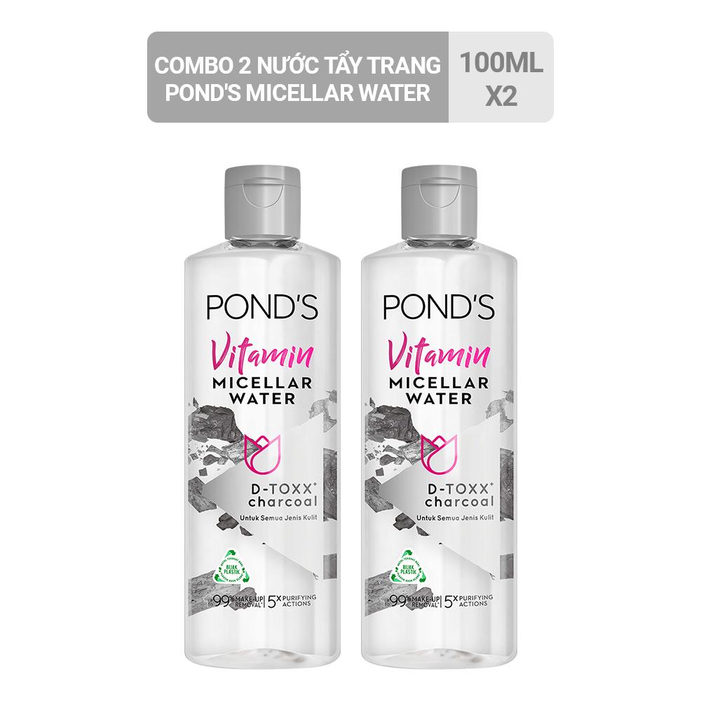 [HB GIFT] Nước tẩy trang Vitamin Pond's Micellar Water 100ml