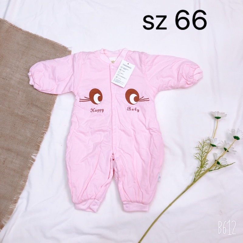Body chần bông- body ủ mặc đại hàn, trời lạnh cho trẻ sơ sinh 6-9 tháng