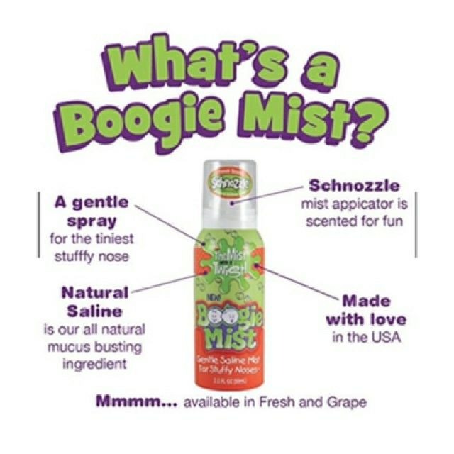 Xịt mũi vô trùng Boogie mist mẫu mới