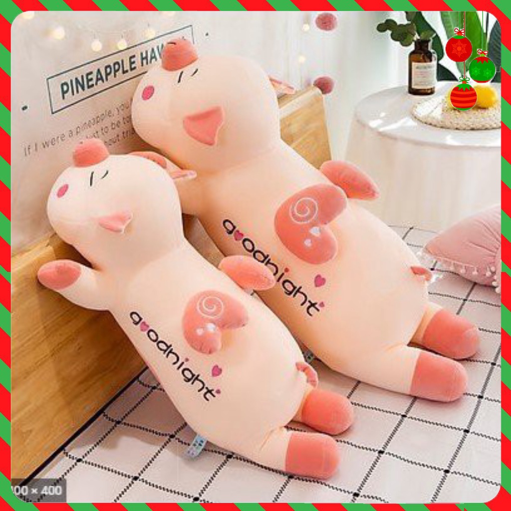 [CHUYÊN SỈ GIÁ SỐC] GẤU BÔNG HEO GOODNIGHT SIÊU CƯNG SIZE 50CM