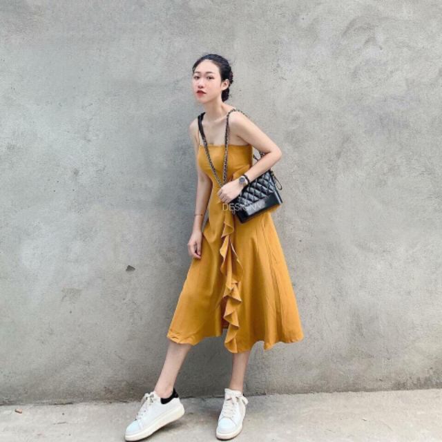 [Corn9] ĐẦM MIDI 2S BÈO TẦNG