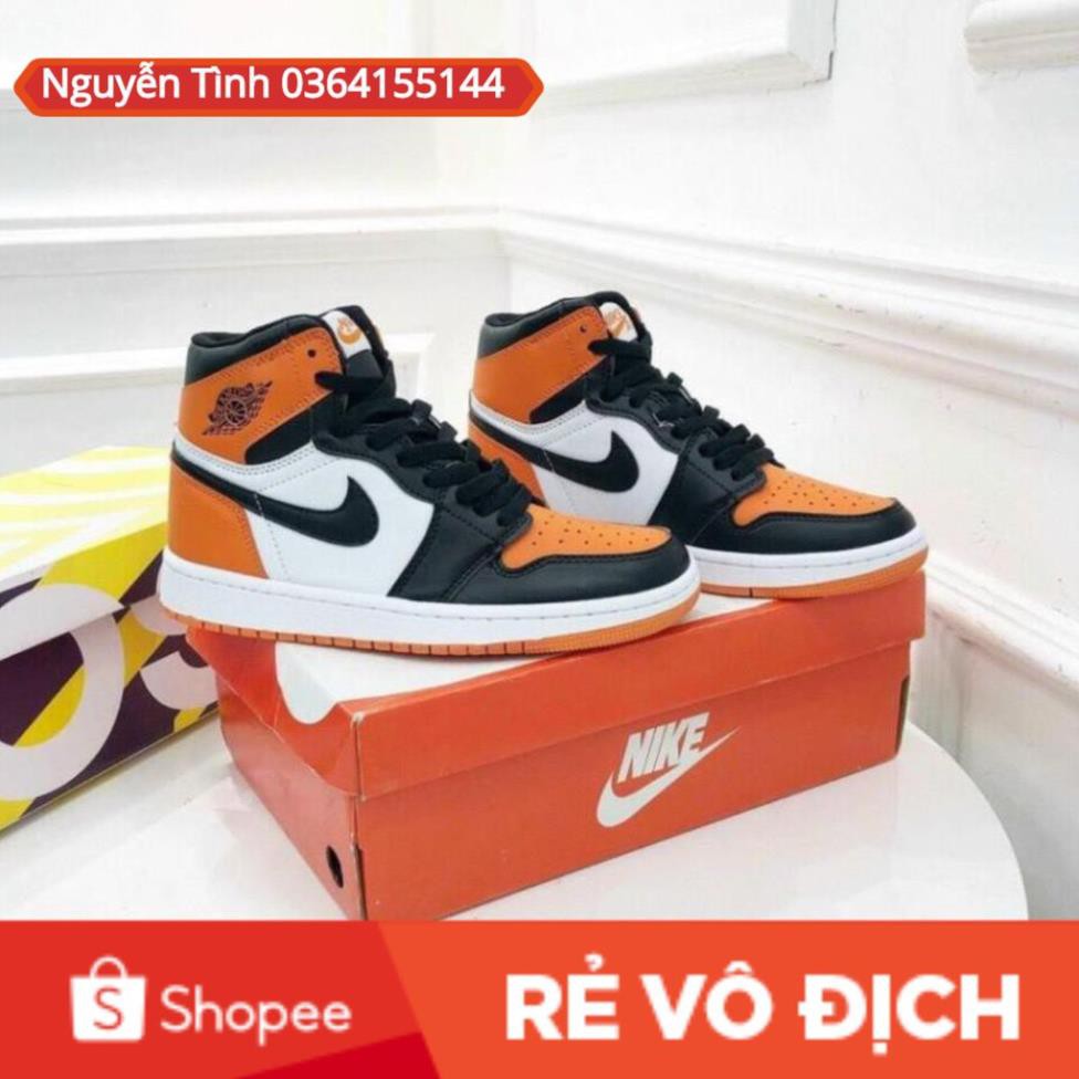 [ 𝐒𝐀𝐋𝐄 ĐẬ𝐌 𝟔.𝟔 ] Giày Jordan Low , Giày JD1 cam vàng cao thấp cao cấp nam nữ