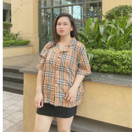 Sơ mi Bigsize vest kẻ 60-90kg