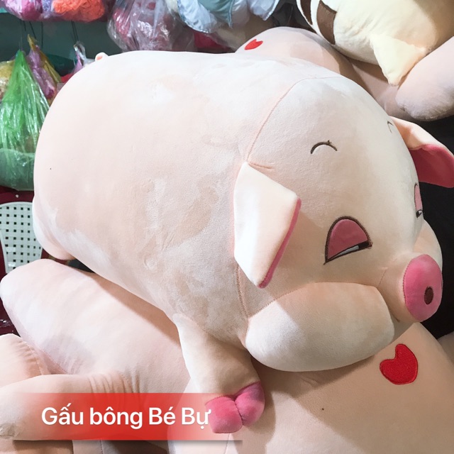 Gấu Bông Heo Lợn Mắt Híp, Heo Phê Cần gối ôm
