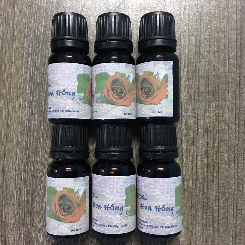 Tinh dầu Hoa Hồng 10ml – Cân bằng nội tiết tố - Trị mụn – Xông phòng – Tinh dầu nguyên chất từ thiên nhiên