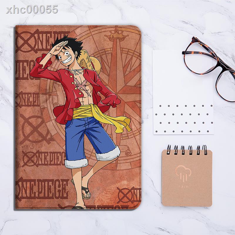 Bao Da Máy Tính Bảng Họa Tiết Hoạt Hình One Piece Kiểu Retro Nhật Bản Cho Ipad10.2 2019 Air3 10.5 Inch