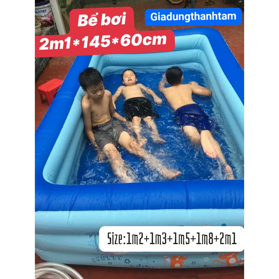 [TRỢ GIÁ + FREESHIP] Bể bơi  size từ 1M2 - 2M1  tặng kèm bơm điện 2 chiều