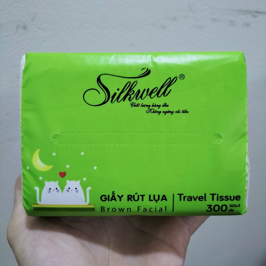 Giấy Ăn Gấu Trúc Silkwell 300 Tờ