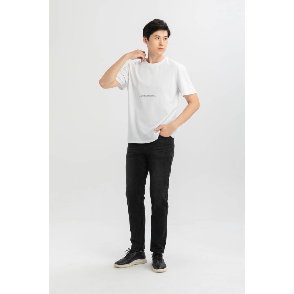 Quần bò đen dáng Slim fit nam IVY moda MS 25E2597