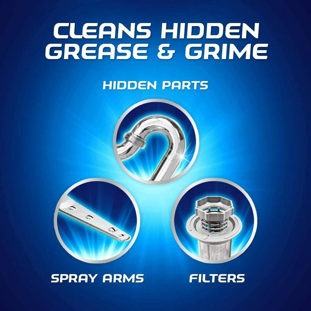 Vỉ 3 Viên Vệ Sinh Máy Rửa Chén Bát Finish Loại Bỏ Các Vết Bẩn Nhập Khẩu Châu Âu Chính Hãng