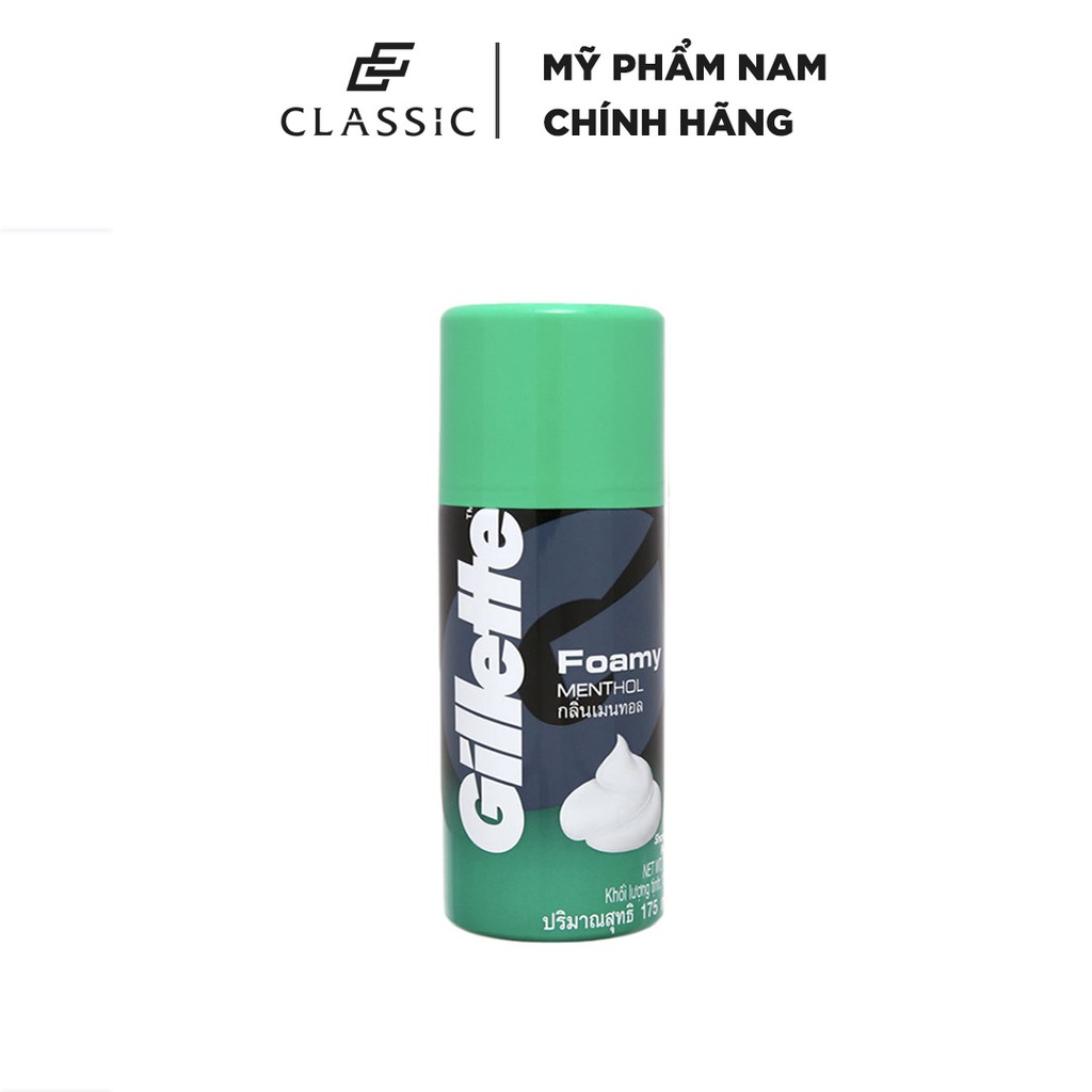 Bọt Cạo Râu Gillette Foamy Menthol 175g