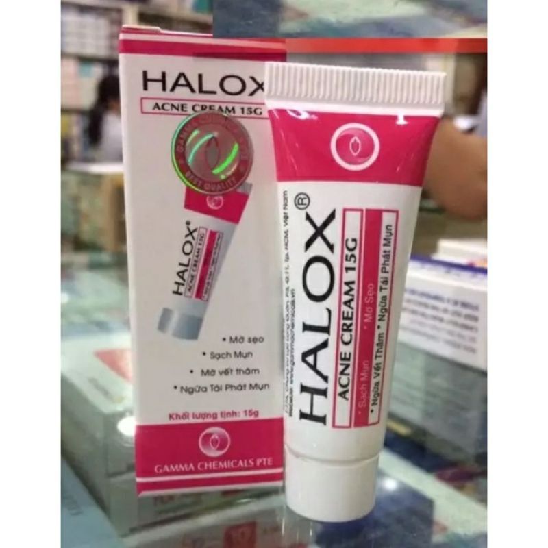 (SIÊU THỊ 24H) KEM MỤN THÂM HALOX 15g