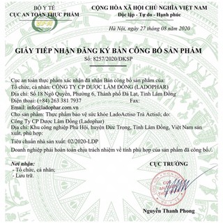 Gói Trà túi lọc Actiso Đà Lạt - (Dạng gói 100 túi lọc mỗi túi 2g)