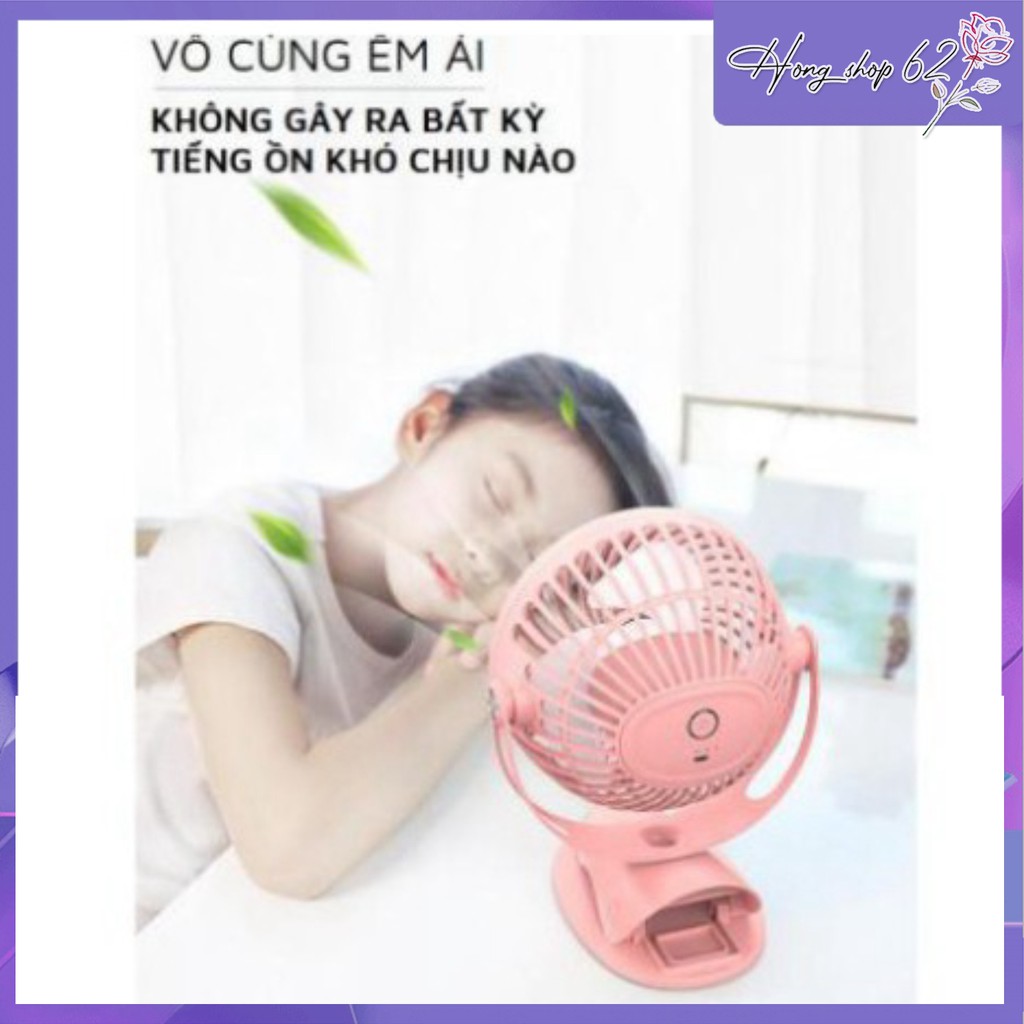 [ Bản Đặc Biệt ] Quạt tích điện để bàn Mini Yoobao kẹp Y-F04 MAX quay 360 độ Pin cực khỏe 10000 mAh